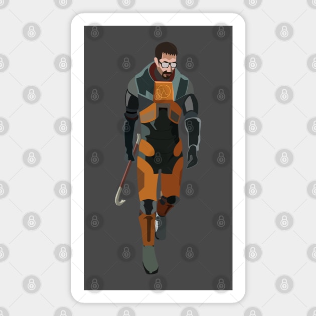 Gordon Freeman Magnet by MunkeyCrank